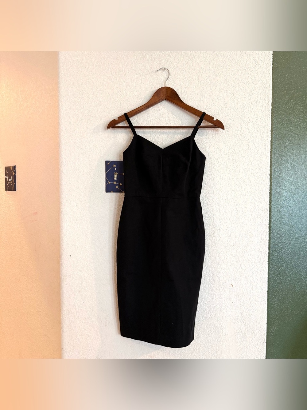 NWT Banana Republic Womens Dress Black Sheath Cocktail Size 00 Petite